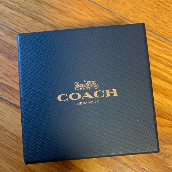 COACH Open Circle Stone Strand Earrings - Picture 8 of 8